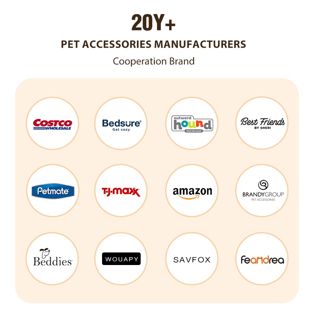 Bolster manufacture pet bed luxury custom fabric hot sales memory foam dog orthopedic luxury sofa washable pet beds removable