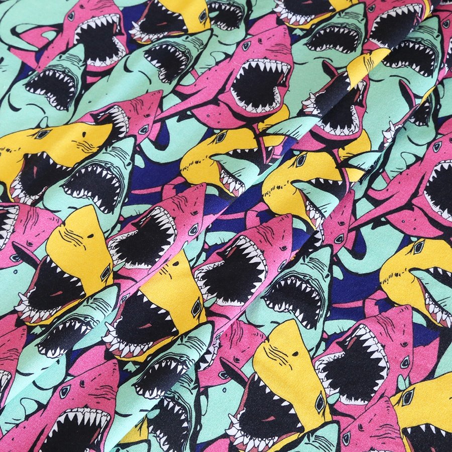 High Quality custom digital printing on Bamboo fiber cotton french terry fabric
