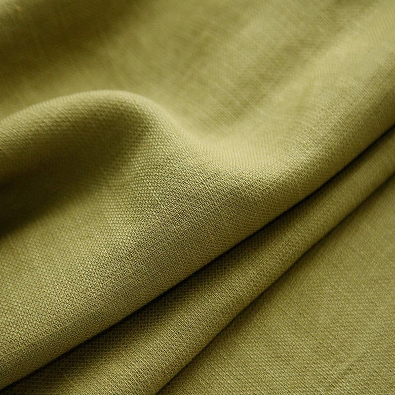 Natural soft breathable durable women lightweight dress clothing shirting viscose linen honeycomb woven fabric material for set
