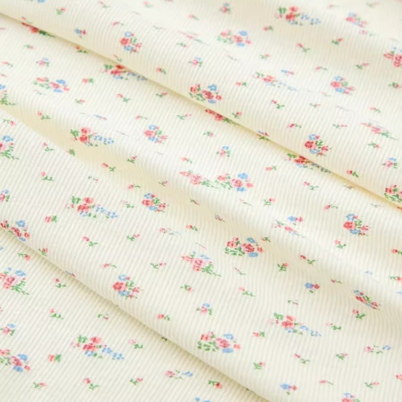 Custom Digital Print 4x2 Rib Knit Fabric Bamboo / Cotton Spandex for Fall/Winter Baby Sleepwear Accessories-Boys Girls