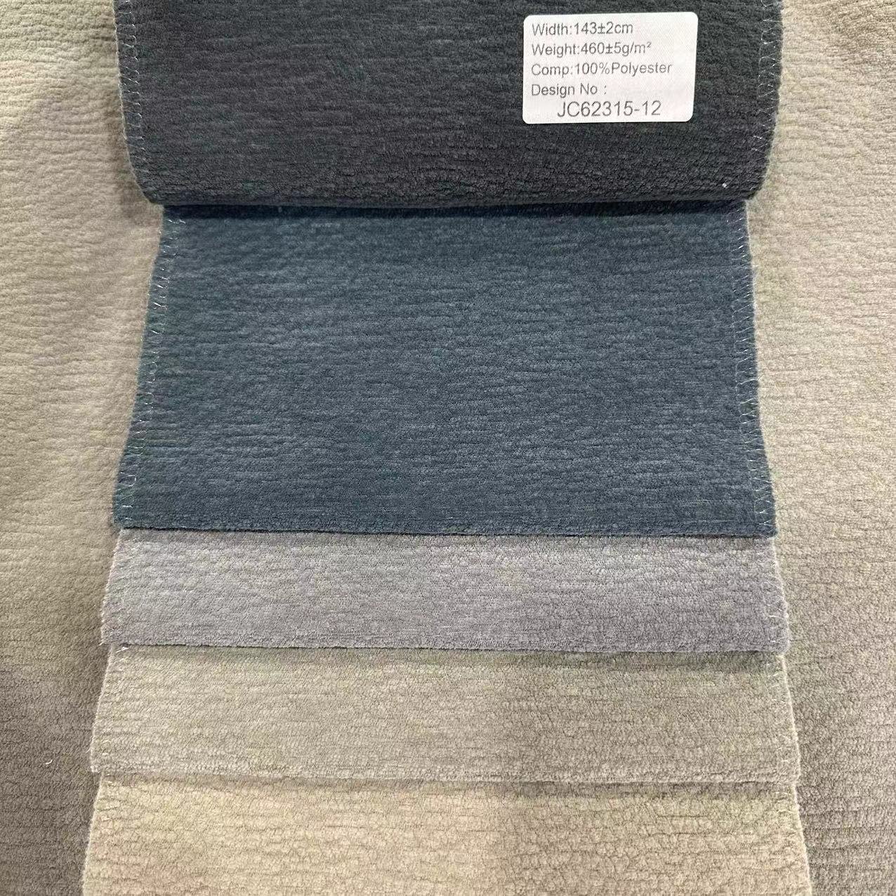 JC62315- polyester home textile sofa fabric for plain Comfortable Warm Upholstery Pillow linen curtain fabrics For Home