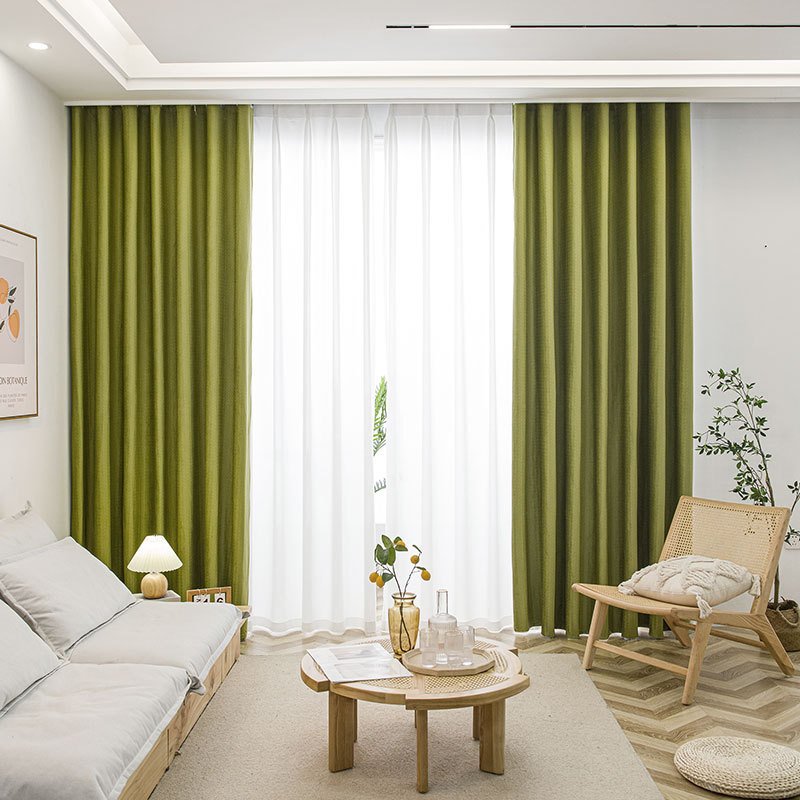 New Chinese national style velvet electric carving embossed dragon scale texture blackout curtains living room bedroom curtains