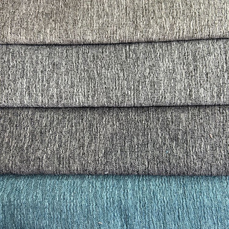 Home Deco cloth material fabric linen look wide heavy linen sofa fabrics