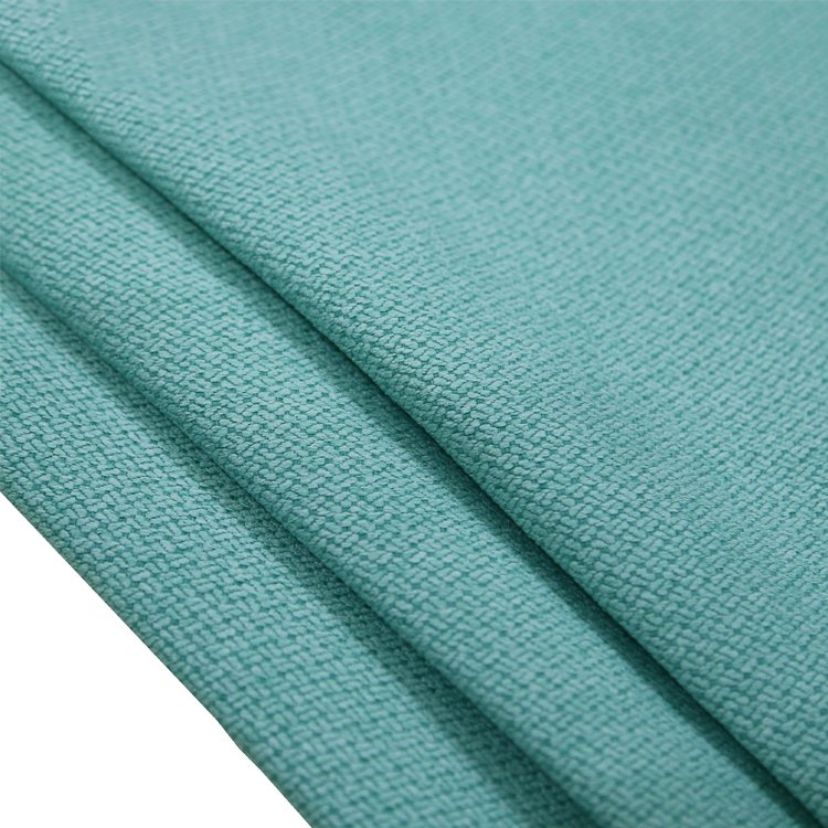 2024 New Arrival Blackout Waterproof Home Textile Heavyweight Durable Solid Color Linen Sofa Fabric
