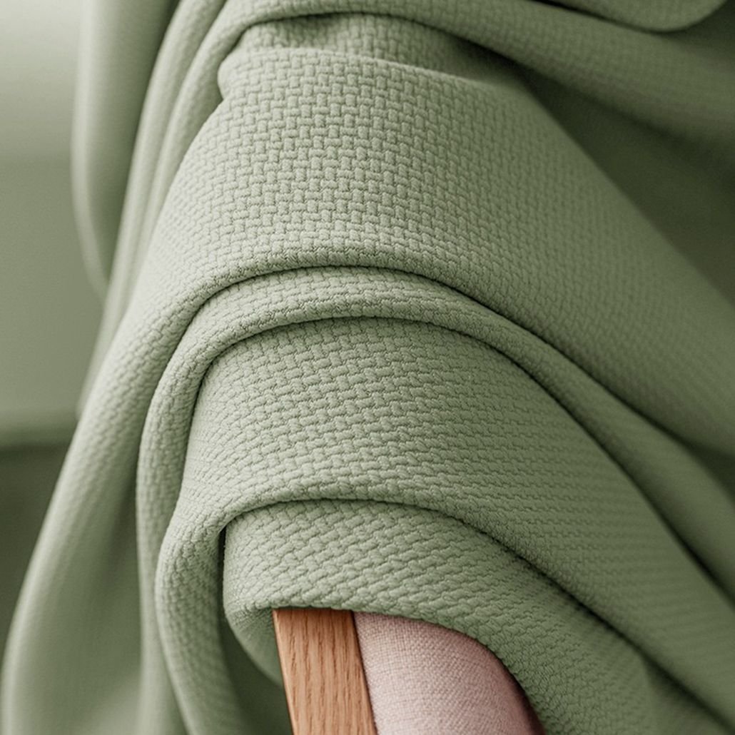 Factory supply high quality two side uv protection blackout linen window curtain fabric