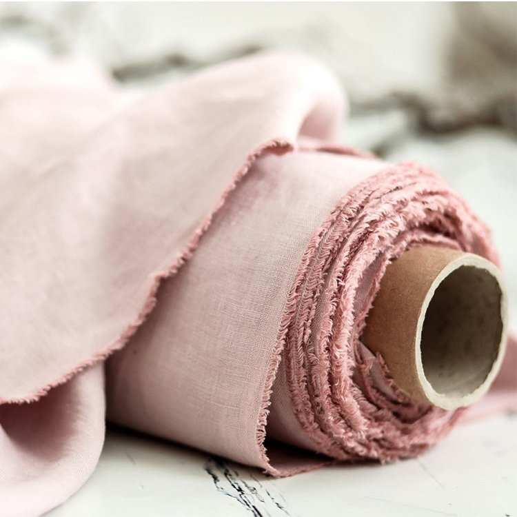 OEKO TEX washed soft french high quality garment pure material wholesale 100% linen fabric wholesale
