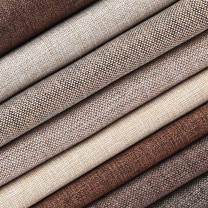 Best Sellers 280Cm Wide, Textile Curtain French Linen Bedding Faux Linen 100% Blackout Curtain Fabric 100% Linen Fabric/
