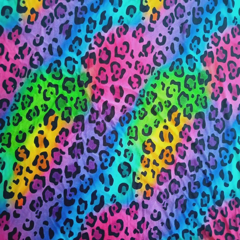 Custom Digital Printed organic 95 Bamboo 5 Spandex lycra Fabric For Clothing