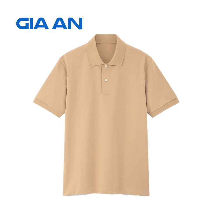 Customizable Men's Cotton Polo Shirt Sunscreen Linen Fabric with Spandex Printed Style Customizable Polo