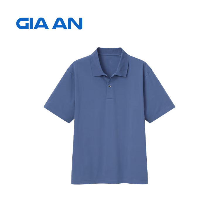 Customizable Men's Cotton Polo Shirt Sunscreen Linen Fabric with Spandex Printed Style Customizable Polo