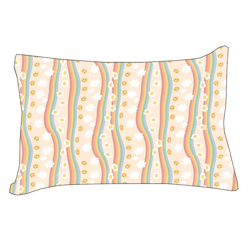 Welcome Custom Comfortable Adult Children's Pillowcase Low MOQ Rectangular Pillowcase Fabric Many Materials to Choose from