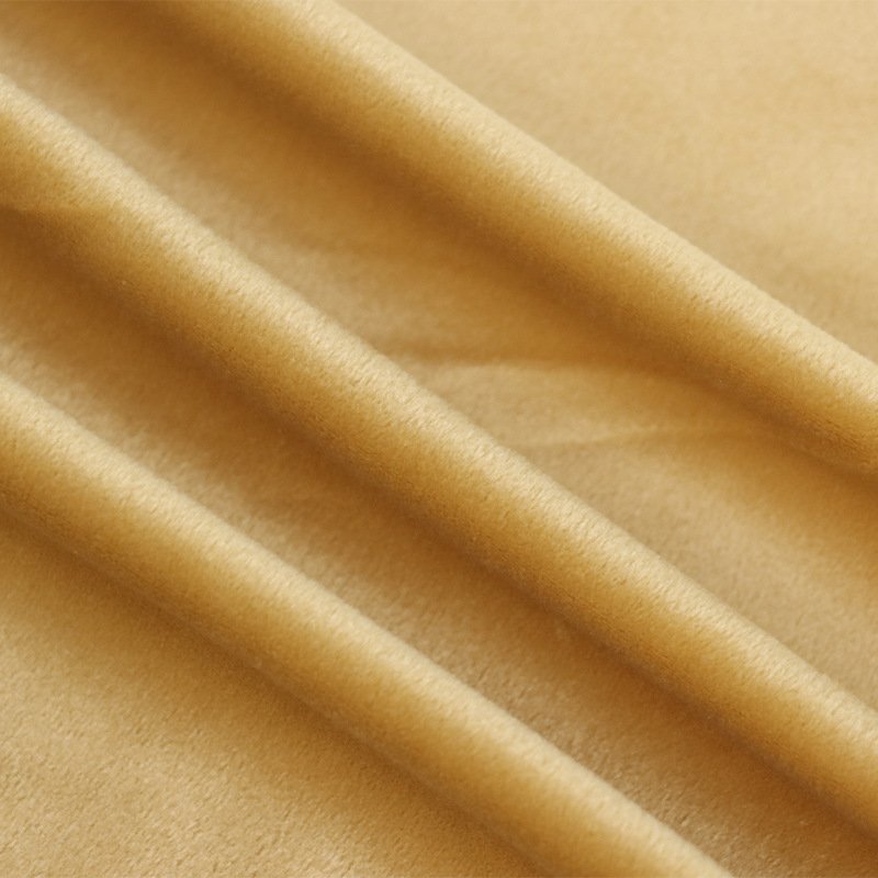 Super soft korean garment purple ks velvet 92% polyester 8% spandex knit material fabric roll velour fabrics for clothing