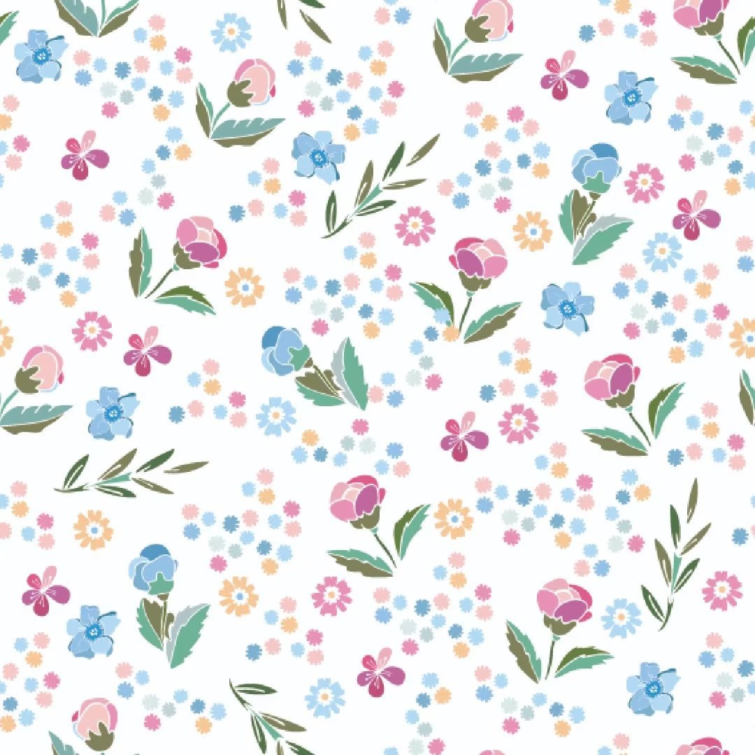 Custom printing 100% flax linen twill fabric floral pattern printed fabric nature soft for woman clothing