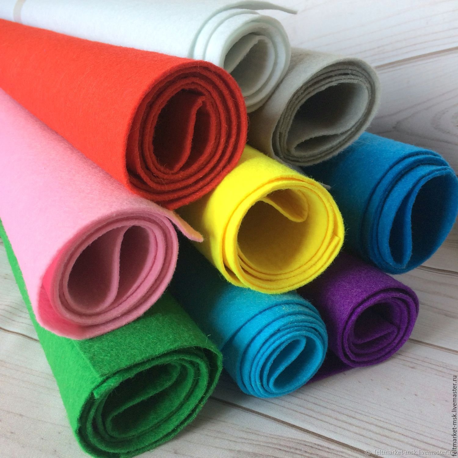 Felt 1mm/2mm/3mm/4mm/5mm Felt Fabric Sewing Felt Sheet Cloth nonwoven fabric