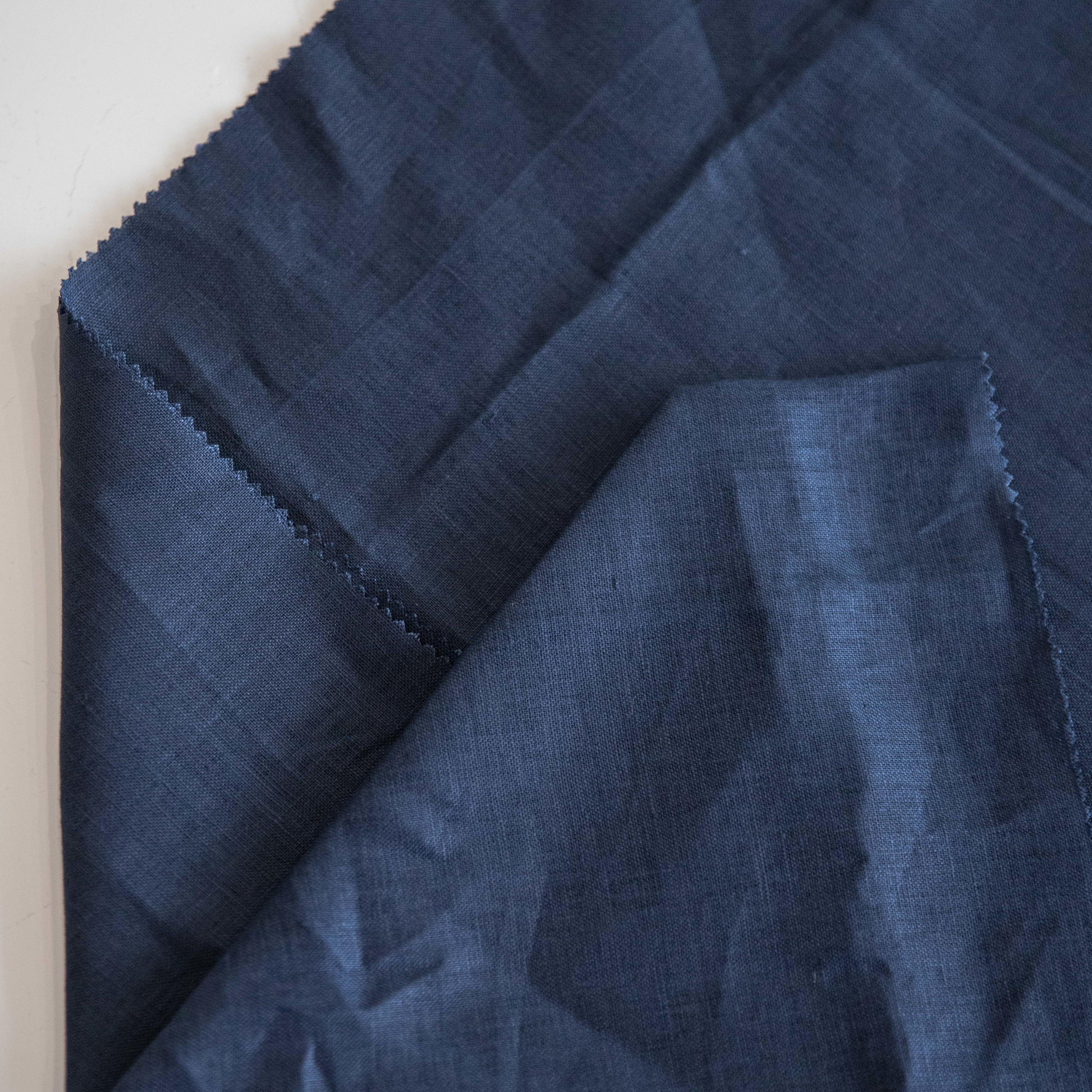 Factory wholesale hot sale high quality 100% linen flat dyeing fabrics customized fashion clothing fabrics