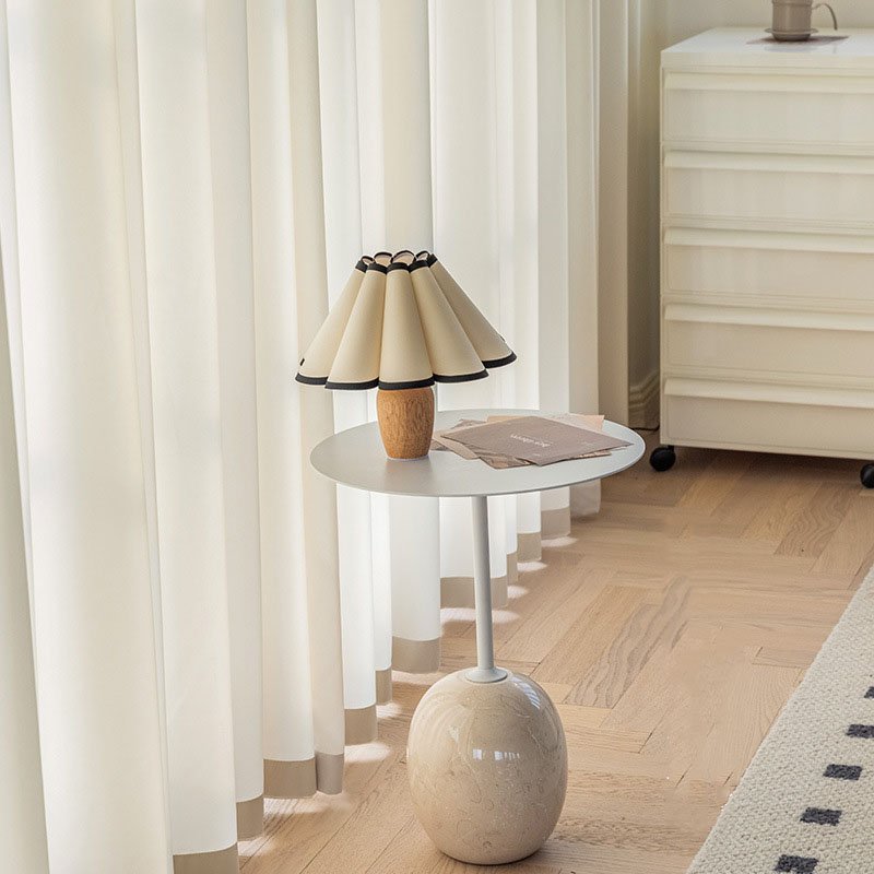 custom size Rideaux de laine pour la maison modern design Japan sheer curtain linen solid color home gauze curtain