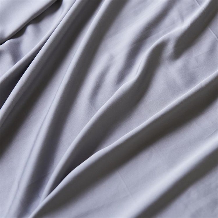 Soft Woven Organic 100% Pure Lyocell Bamboo Fiber Satin Fabric To Make Sheet/pajamas