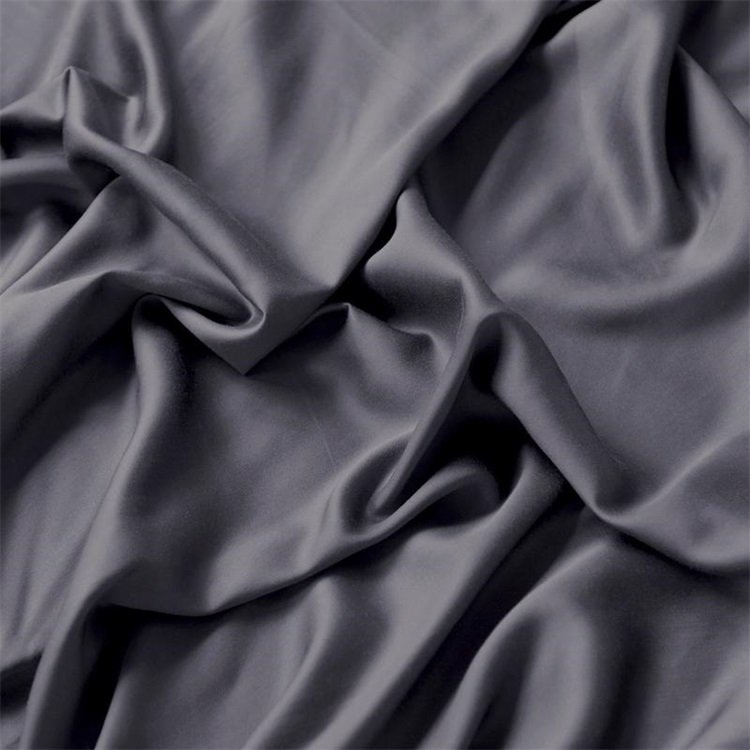 Soft Woven Organic 100% Pure Lyocell Bamboo Fiber Satin Fabric To Make Sheet/pajamas