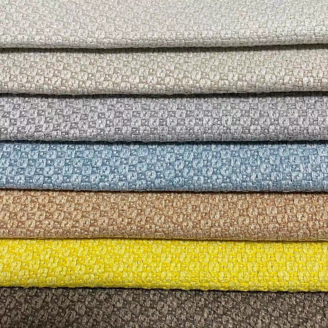 high quality home textile linen fabric sofa upholstery for furniture