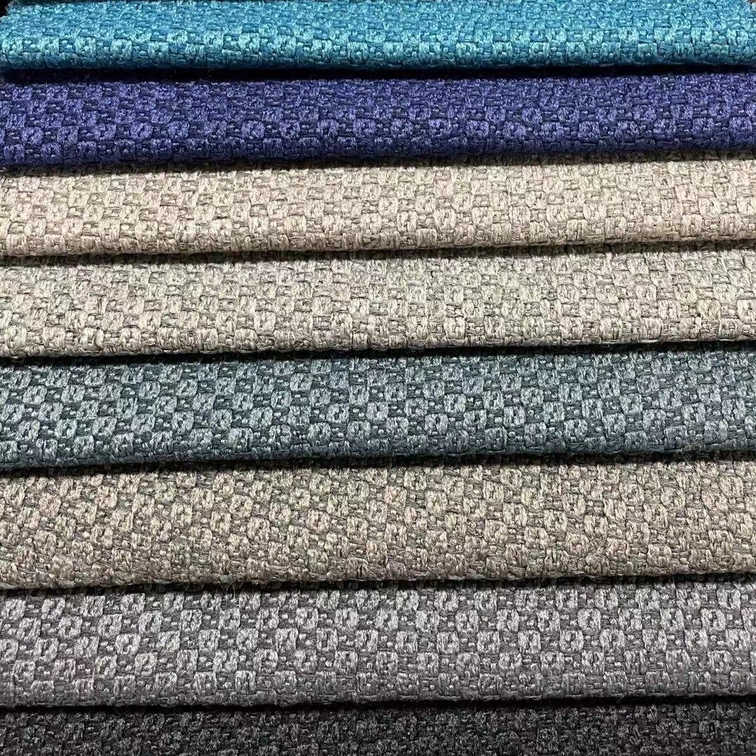 high quality home textile linen fabric sofa upholstery for furniture