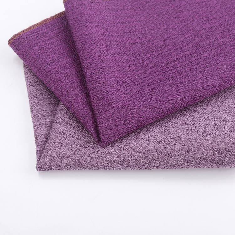 Run&Fun 100% Polyester Woven Custom Linen Durable Plain Weaved Sofas Upholstery Fabrics