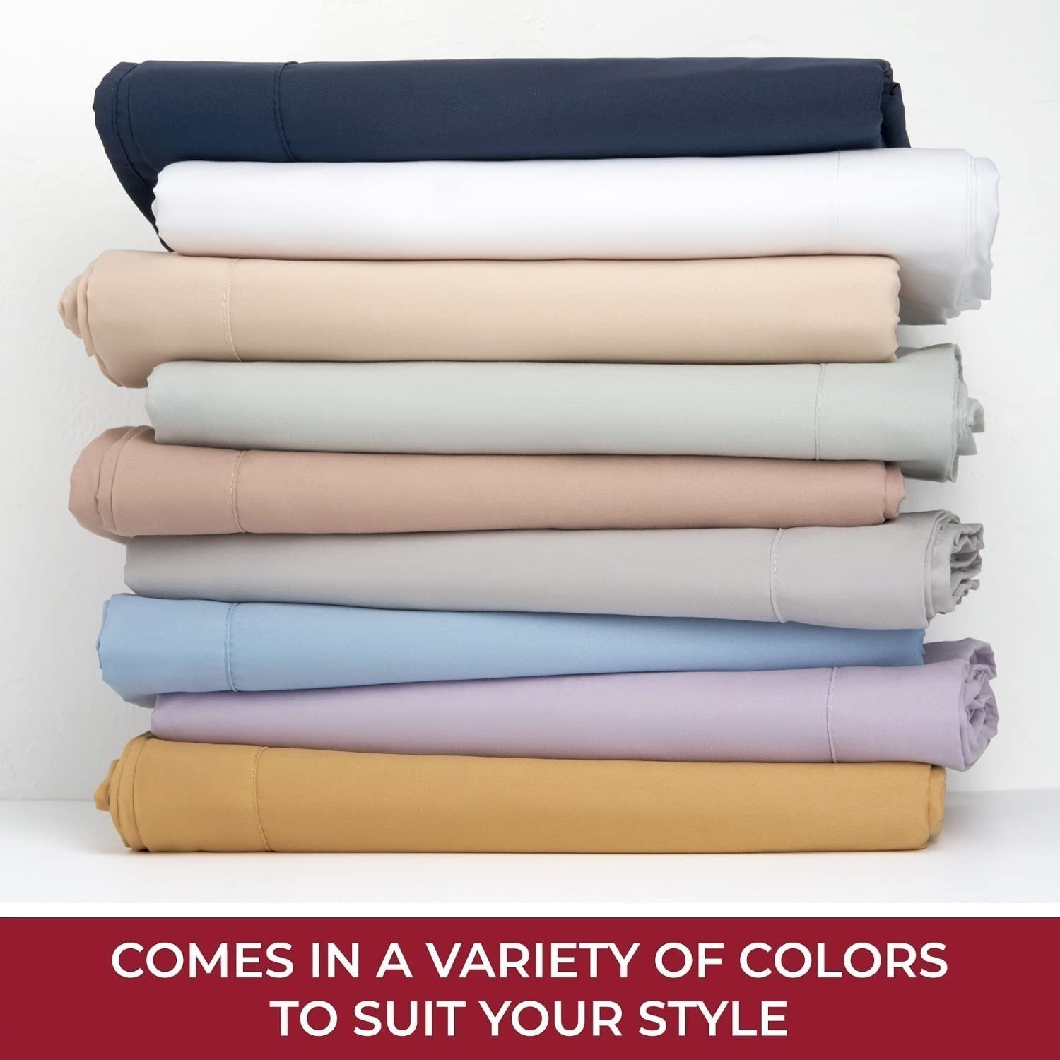 Vitotex Supplier Lightweight Super Soft Easy Care Microfiber 4 Piece Bed Sheet Set with 14-Inch Deep Pocket