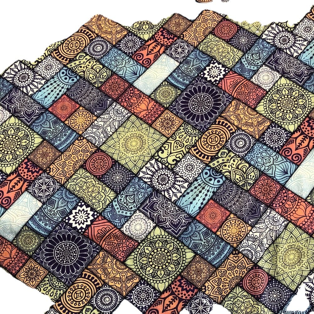 280cm Digital Printing wide width Flax Natural Crepe Plain Reactive Dyed Bedding Curtain and Table Cloth Linen Fabric