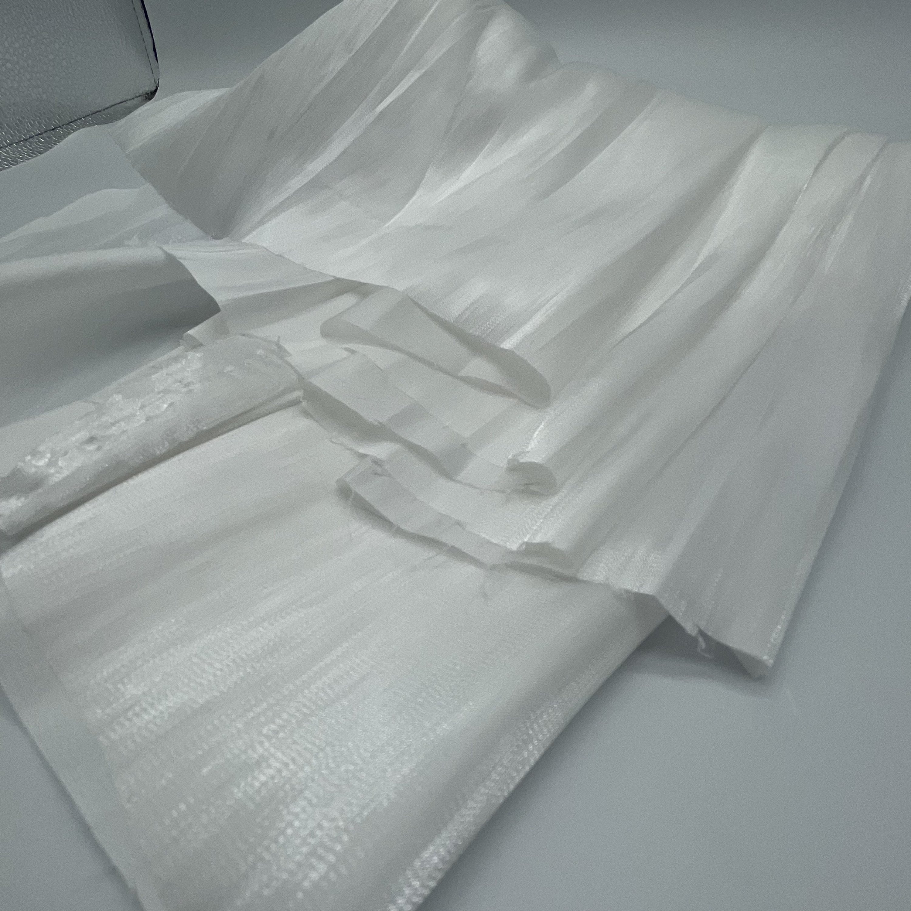 New Glitter satin design comfortable woven 100%Recycled crepe polyester crinkle crepe chiffon fabric for dress scarf