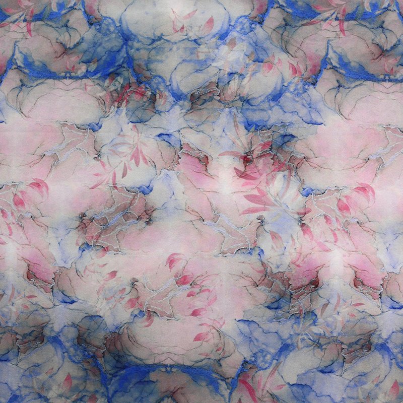 Custom Digital Tropical Print Floral Soft 4 way Spandex Polyester Fabric for Dress
