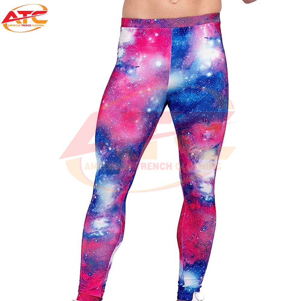 Hot Selling Men's Sportswear Breathable Cotton Fitness Leggings Gym Running Shirt Wholesale Price Sublimation Tights Clothing