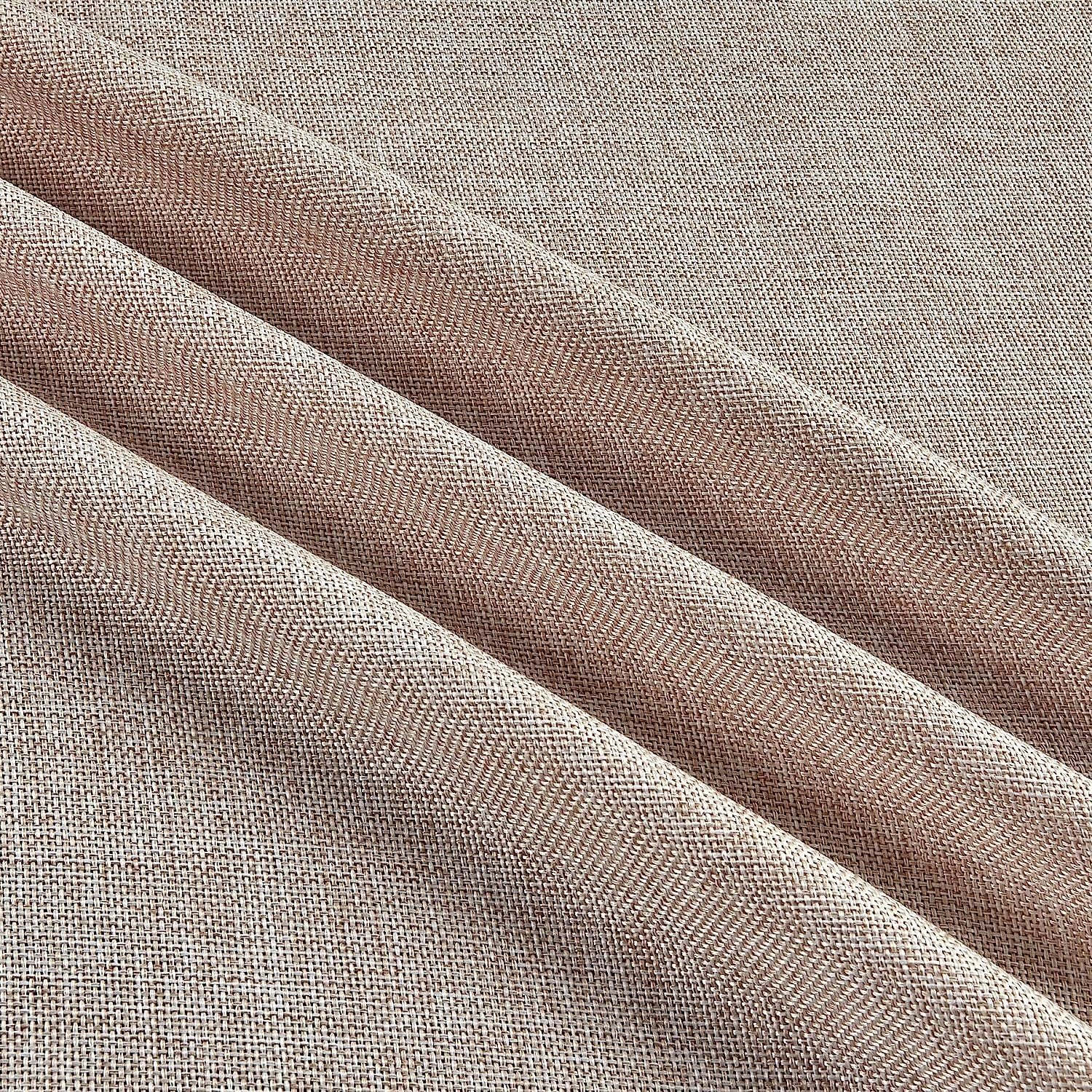 57inch Faux Burlap Fabric Roll Poly Fabric for Tablecloth Table Cover