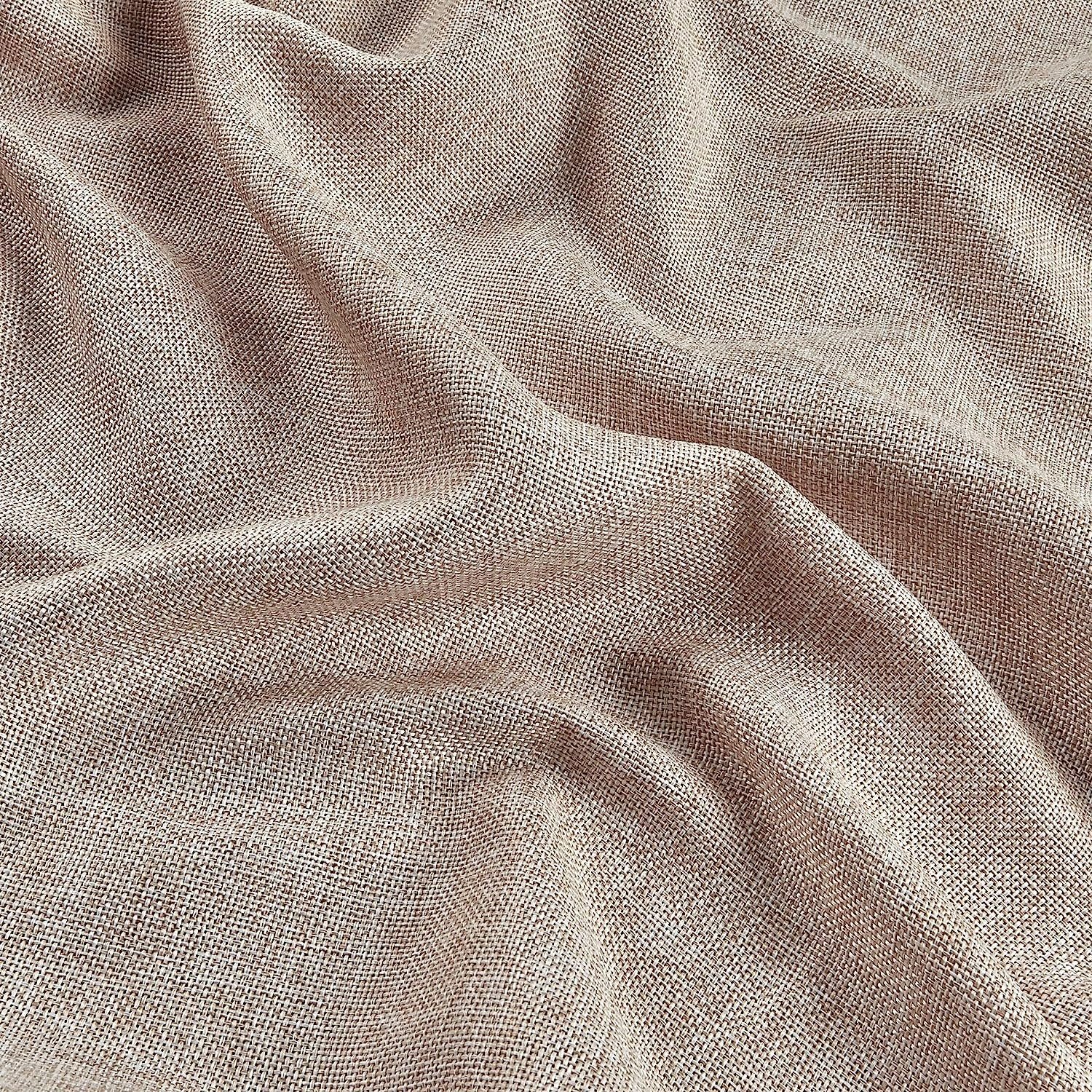57inch Faux Burlap Fabric Roll Poly Fabric for Tablecloth Table Cover