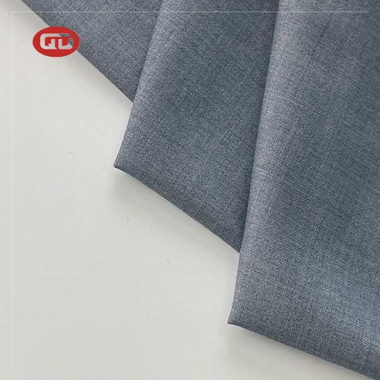 Factory wholesale plain woven fabric 100% polyester poly spun fabric arabia robe fabric for india market