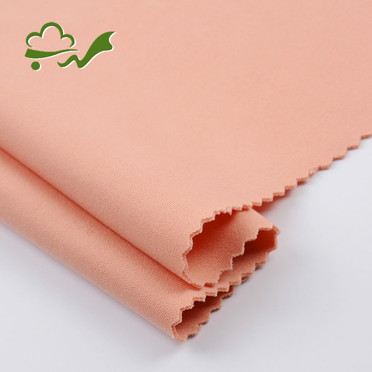 Hot sale polyester spandex 75D stock lot knitted air layer sandwich fabric stock for garment