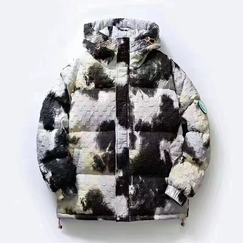 double layer 3D embossed composite Fabric camouflage print for fashionable down jacket and jacket 100% polyester fabric