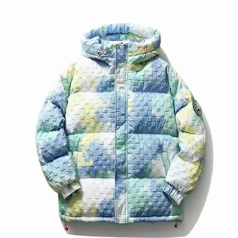 double layer 3D embossed composite Fabric camouflage print for fashionable down jacket and jacket 100% polyester fabric