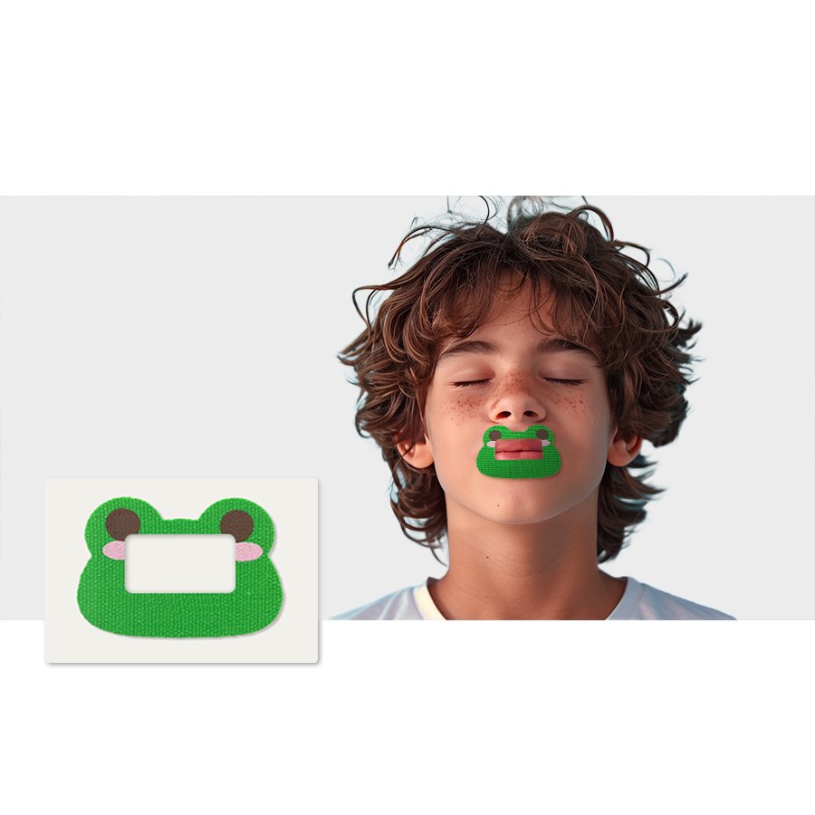 Hodaf children mouth tape Non-irritating to sensitive skin and Easy Mouth Strips for Less Mouth Breathing and breath better