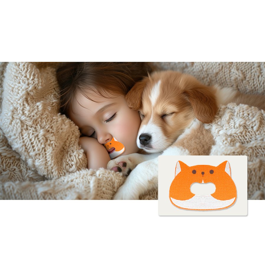 Hodaf children mouth tape Non-irritating to sensitive skin and Easy Mouth Strips for Less Mouth Breathing and breath better