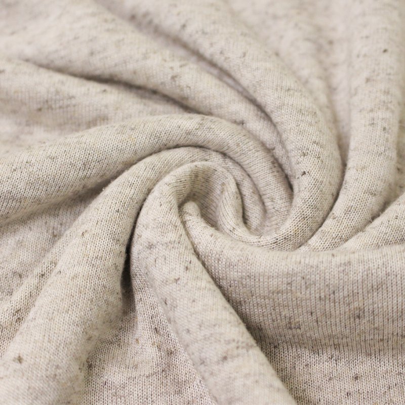 Lightweight Greige 70% bamboo 30% Hemp Jersey Skin-friendly Soft Knitting fabric For Summer T Shirt Garment Clothing