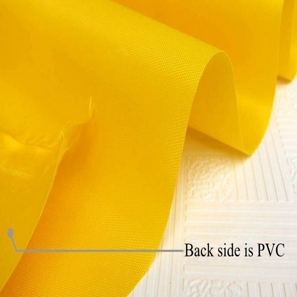 Raincoat fabric polyester material pvc coated waterproof raincoat fabric