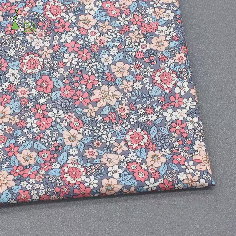 Wholesale Spot Cotton Floral Color Pastoral 100%Cotton Poplin Fabric For Garment And Clothing