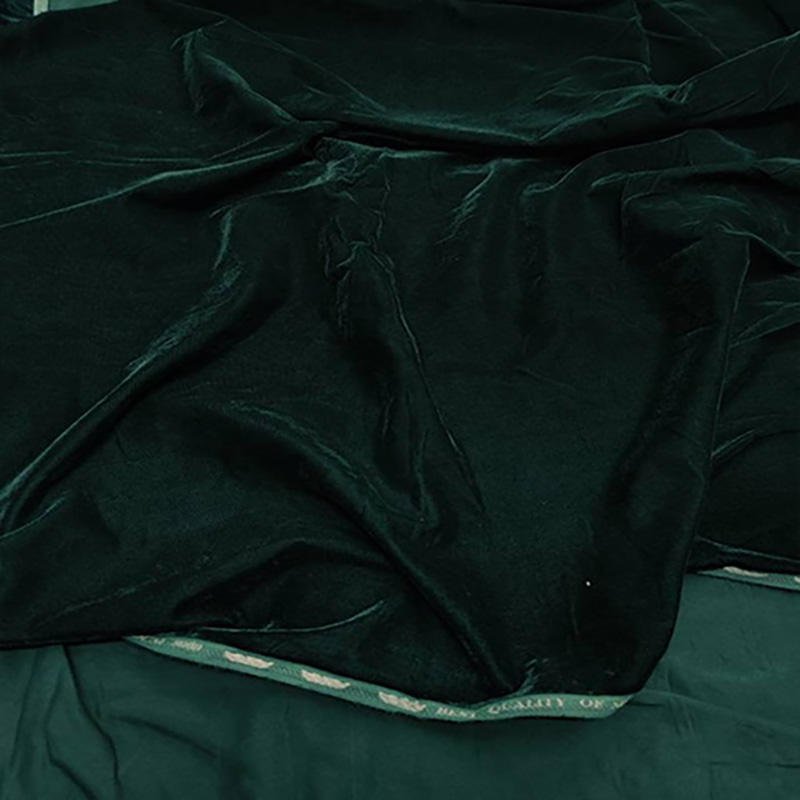 Guaranteed Quality Luxury Dress Fabric Jacquard Micro Velvet 5000 And 9000 100% Polyester Fabric For Dress