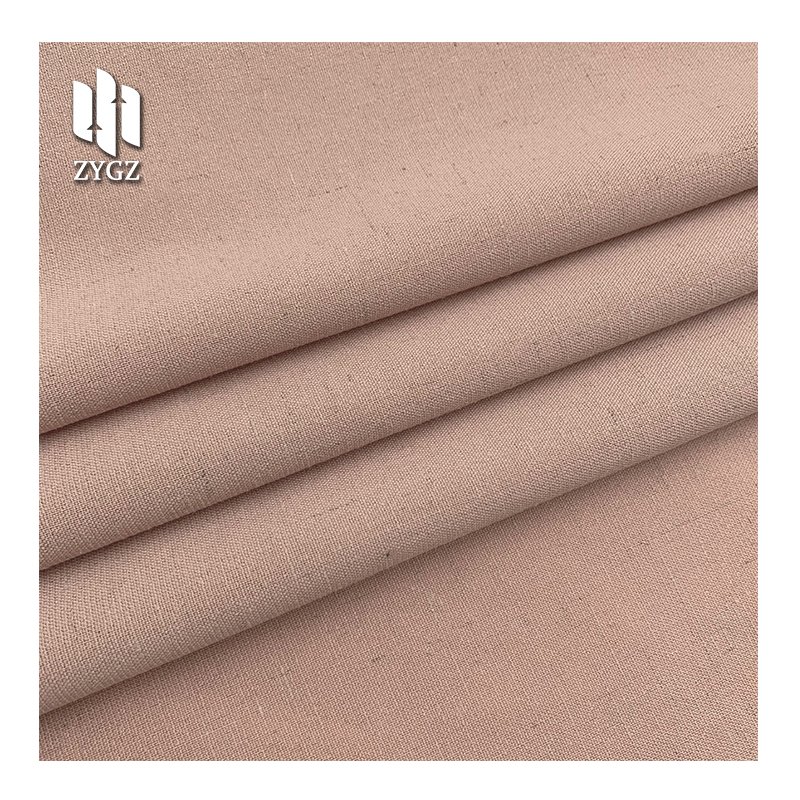 Elegant 87%Polyester 7%Linen 6%Spandex Stretch Fashion Fabric Wholesale for Autumn Women's Dress Clothing T-shirt