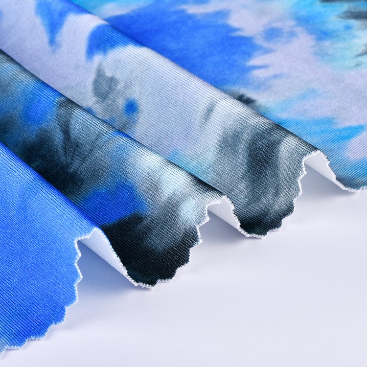 OEM Design 85% Polyester 15% Spandex Solid 220gsm Knitted Fabrics