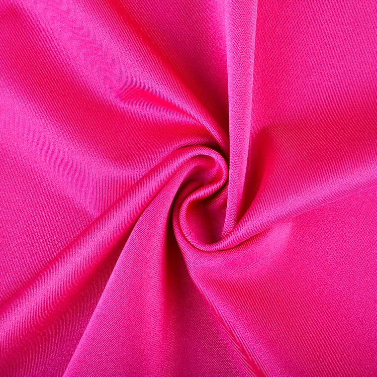 OEM Design 85% Polyester 15% Spandex Solid 220gsm Knitted Fabrics
