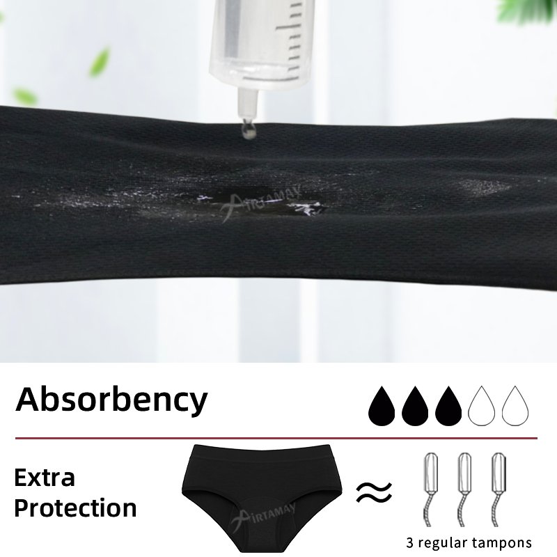 4 Layers Full Protection Functional Pantis Para Periodo Menstrual Oeko Tex Leak Proof Menstruation Period Underwear For Girls