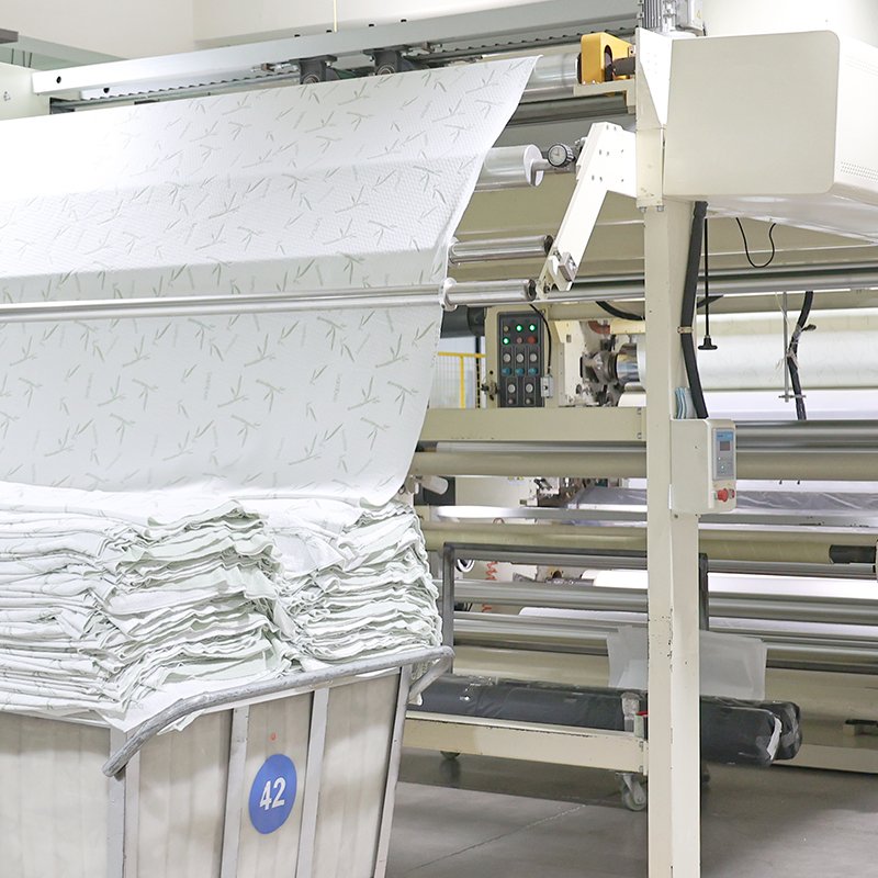 Jacquard Knitted bamboo Air Layer TPU laminated Fabric Waterproof for Mattress Protector Pillow Cover Home Textile