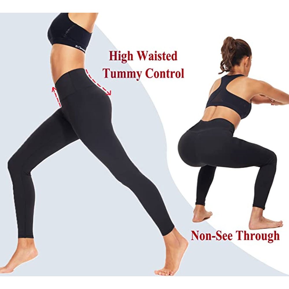 Women Breathable Leggings Warm Plus Size Leggings High Waist Solid Color Women Black Leggings Stretchy Outfit