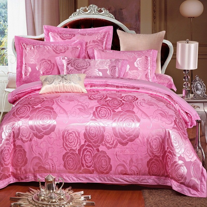 Duvet Bed Cover Bedding Set 4Pcs Ancient Royal Style Custom 100% Polyester Super Soft Quilted Sheet for Beds Linen bed set