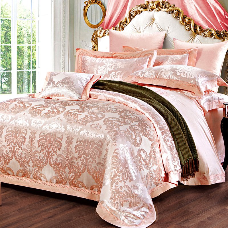 Duvet Bed Cover Bedding Set 4Pcs Ancient Royal Style Custom 100% Polyester Super Soft Quilted Sheet for Beds Linen bed set